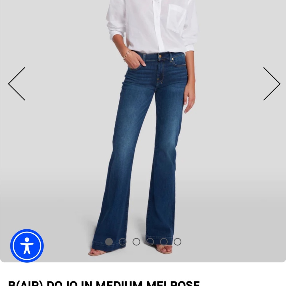 B(AIR) DOJO 7 for All Mankind jeans, brand new never worn